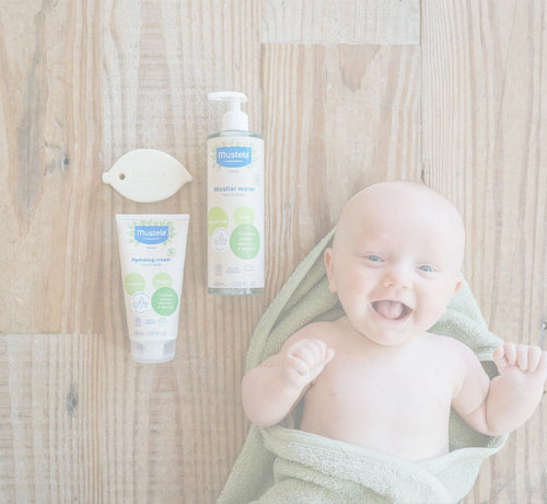 baby dry skin on face_1 - Mustela USA - 1