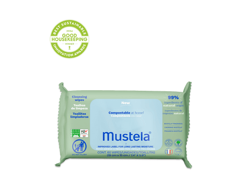 Home compostable wipes - Mustela USA - 1