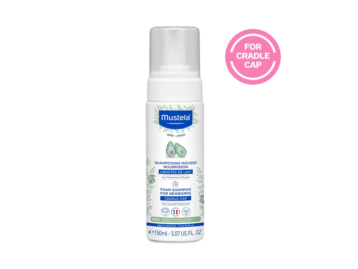 Mustela Foam Shampoo For Baby Cradle Cap And Cradle Cap Cream Combo - 6.42  Fl Oz : Target