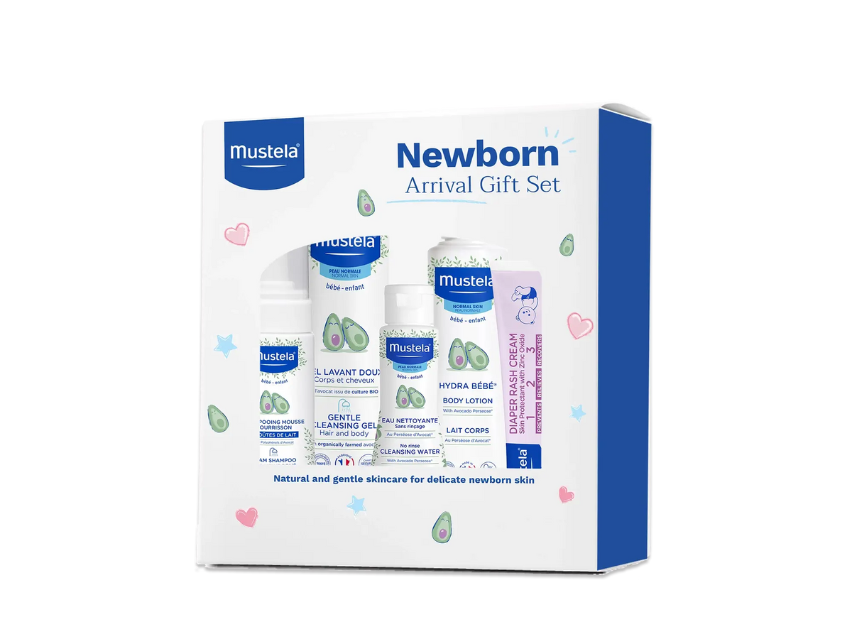 Newborn Arrival Gift Set - 5 Natural Skincare Products