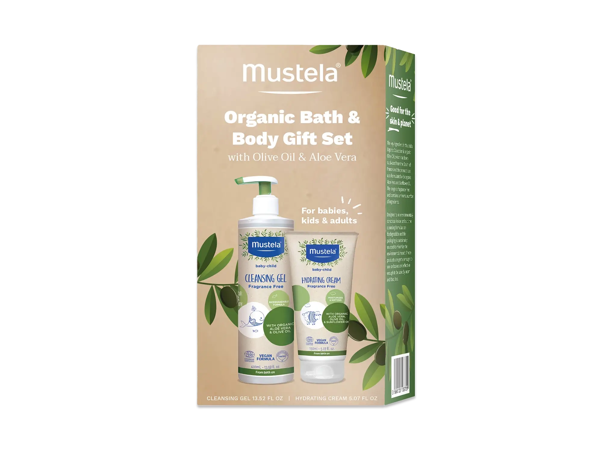 Mustela USA | Organic Bath and Body Gift Set