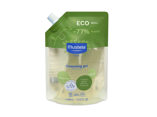Eco-refill for organic cleansing gel - Mustela USA - 1