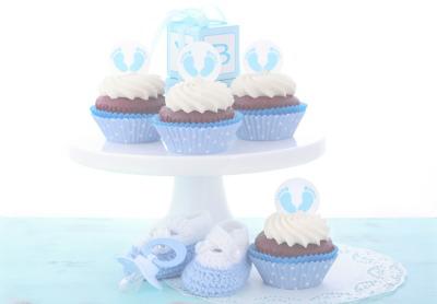 Baby shower cupcakes - Mustela USA - 1