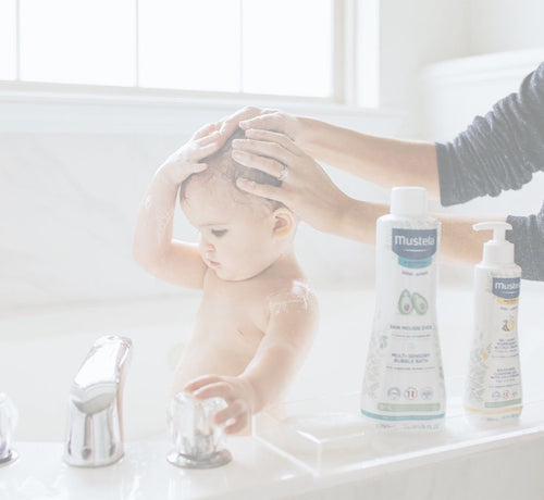 Promoting baby hair growth - Mustela USA - 1