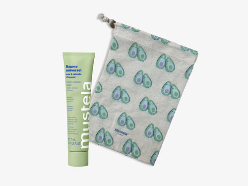 Multi-purpose balm with 3 avocado extracts with pouch - Mustela USA - 1