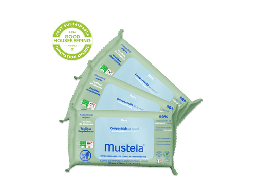 Mustela USA | Home Compostable Wipes 3 Pack - Mustela USA - 4