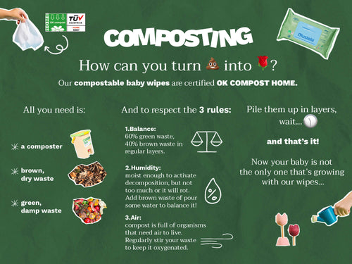 Mustela USA | Home Compostable Wipes composting instructions - Mustela USA - 4