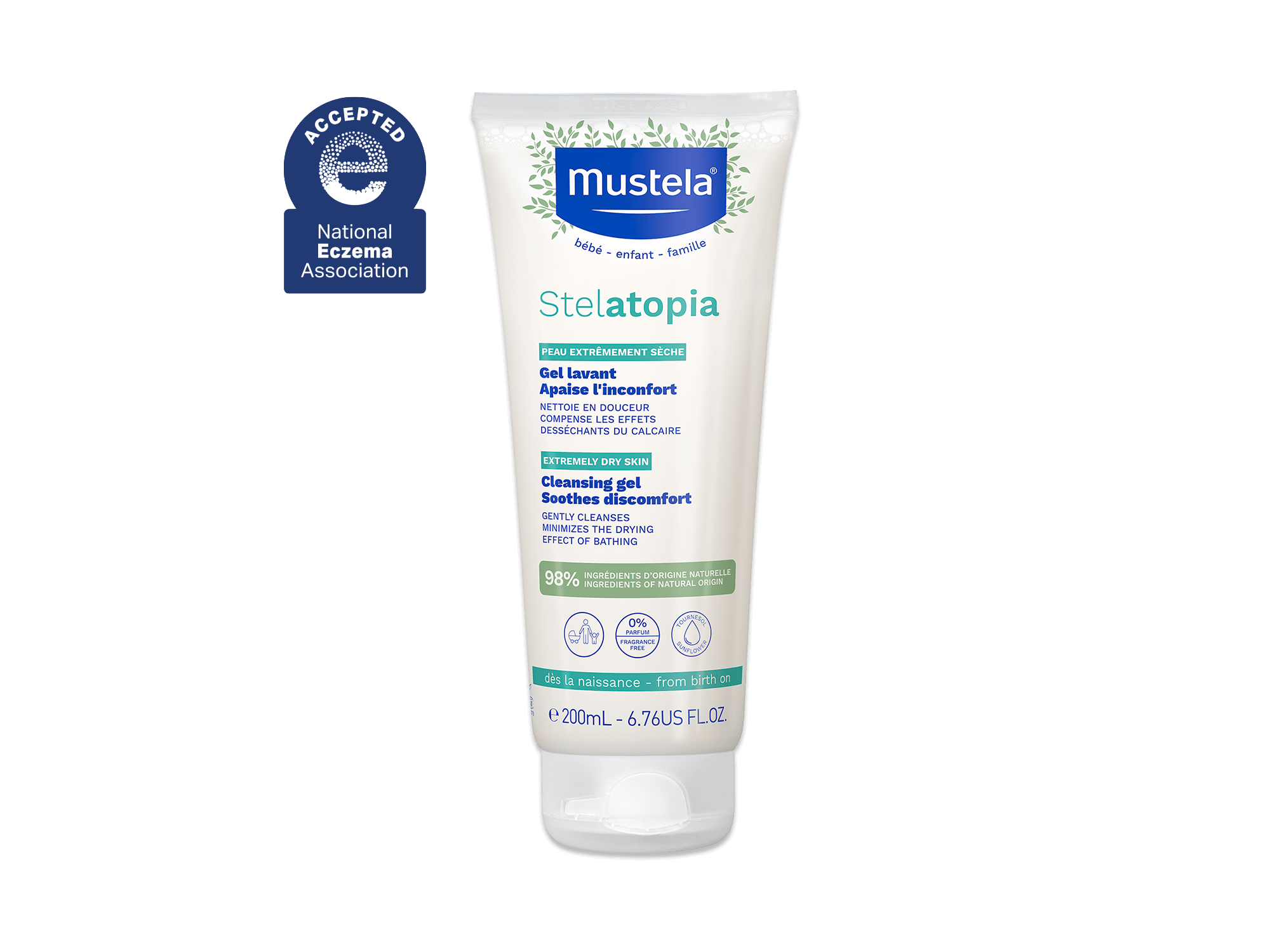 Stelatopia Cleansing Gel For Babies With Eczema-Prone Skin