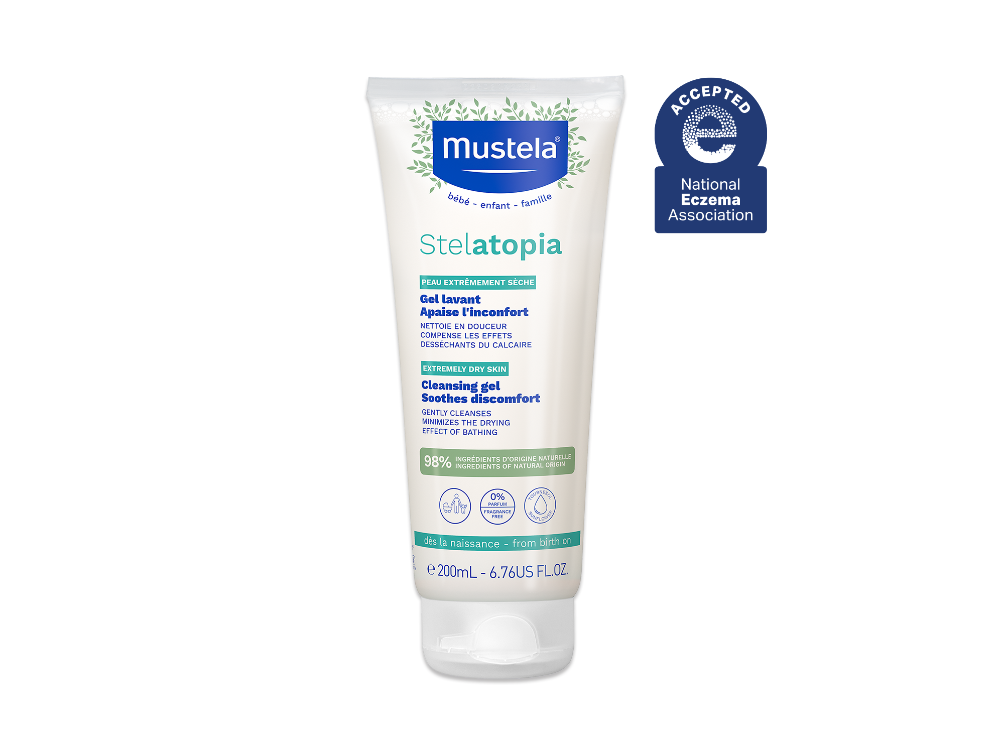 Stelatopia Cleansing Gel For Babies With Eczema-Prone Skin