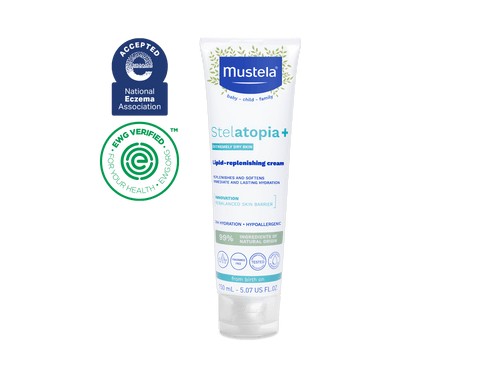 Stelatopia+ lipid-replenishing cream 150ml tube - Mustela USA - 1