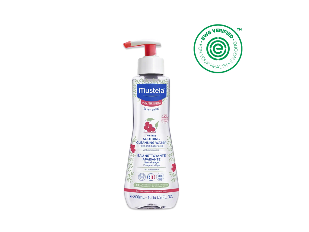 Mustela Bébé Eau Nettoyante Apaisante Visage et Siége 300 ml