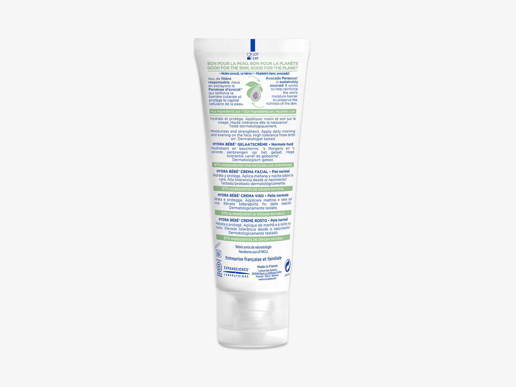 MUSTELA CREMA FACIAL HYDRA BEBÉ 40ml. - Farmacia CC. Nevada