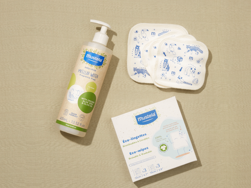 Mustela USA | Organic Micellar Water & Reusable Eco Wipes Set - Mustela USA - 3
