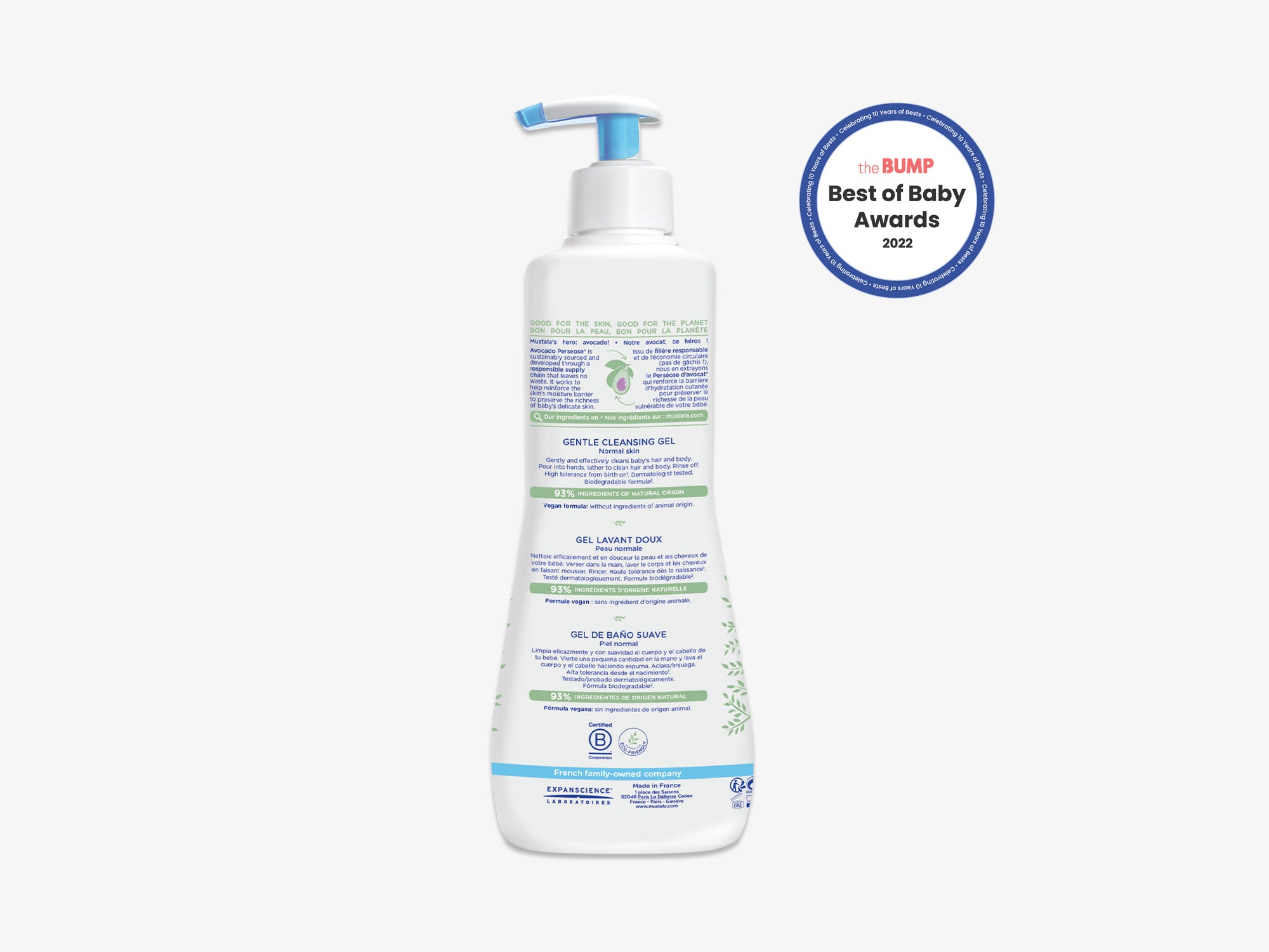 Mustela gentle cleansing online gel ingredients