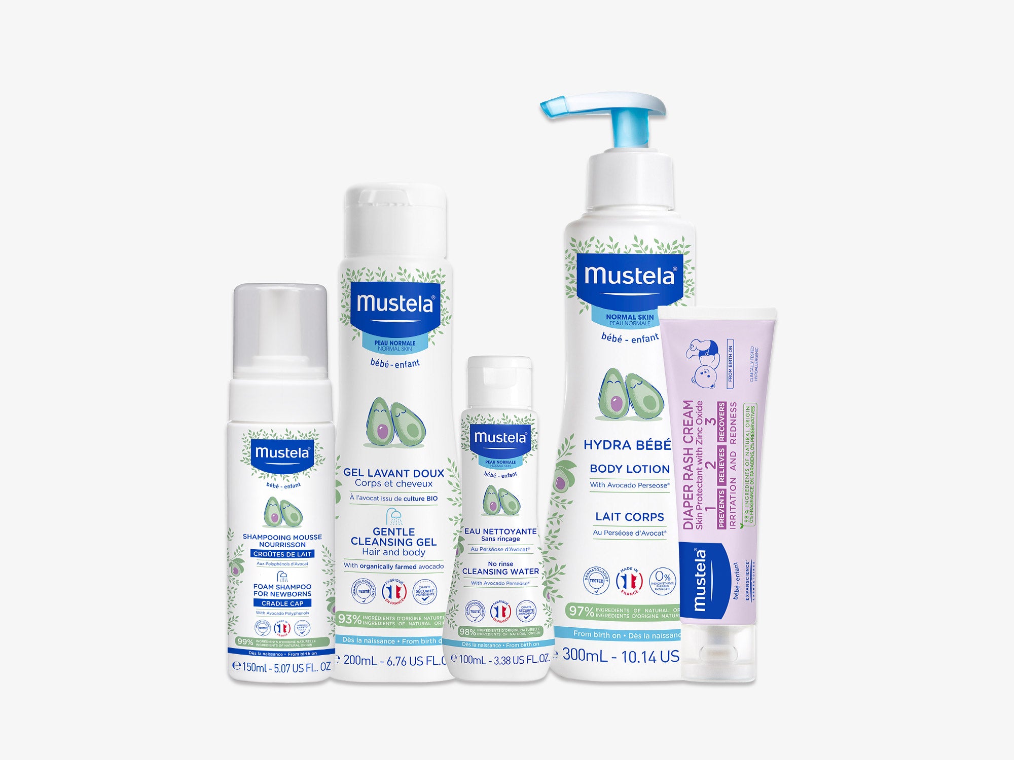 Mustela Coffret Bébé Gris 5 Unités