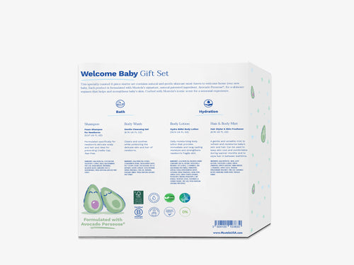 Mustela USA | Welcome Baby Gift Set Ingredients - Mustela USA - 2