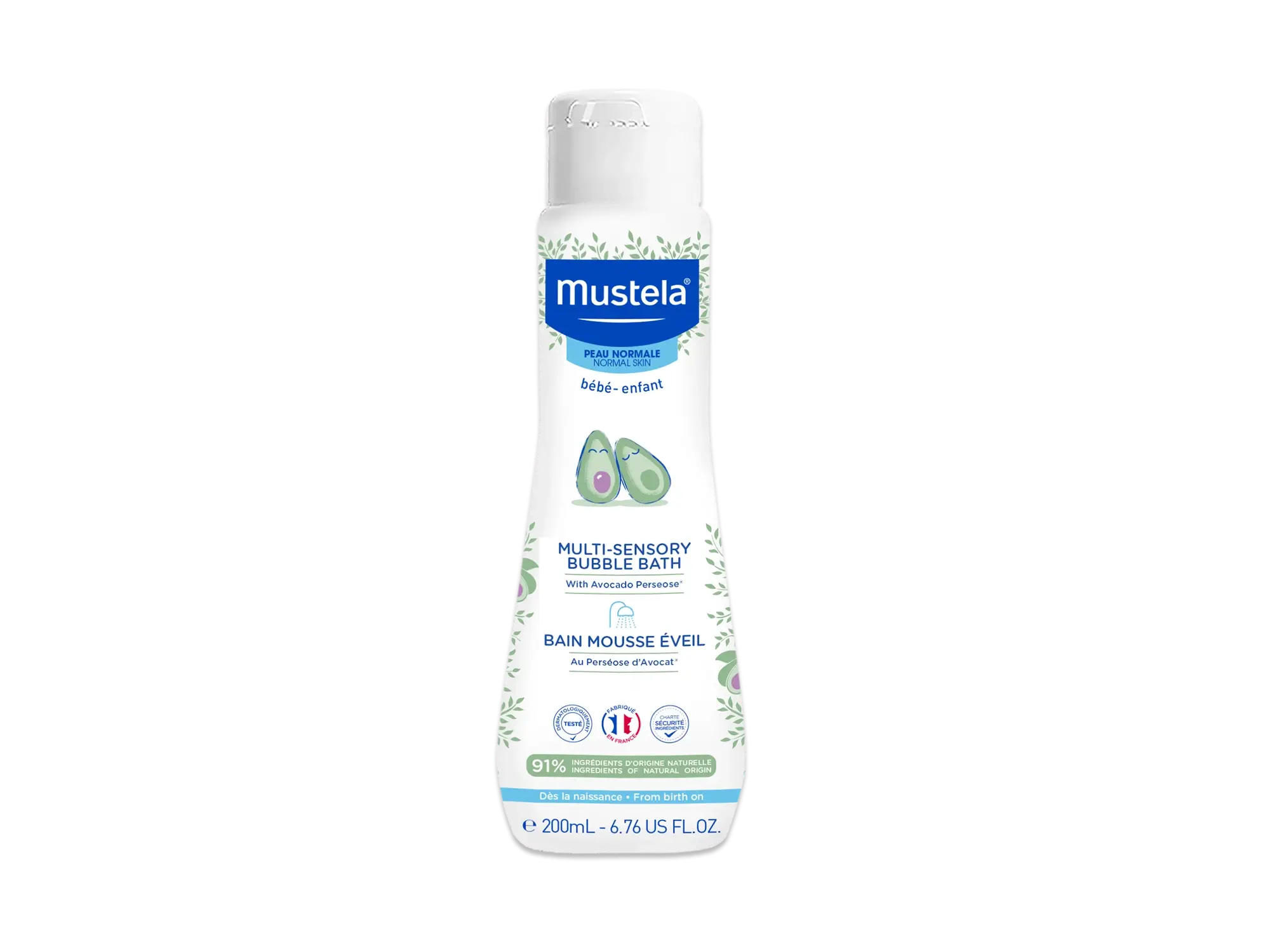 Multi-Sensory Moisturizing Bubble Bath For Babies Mustela USA