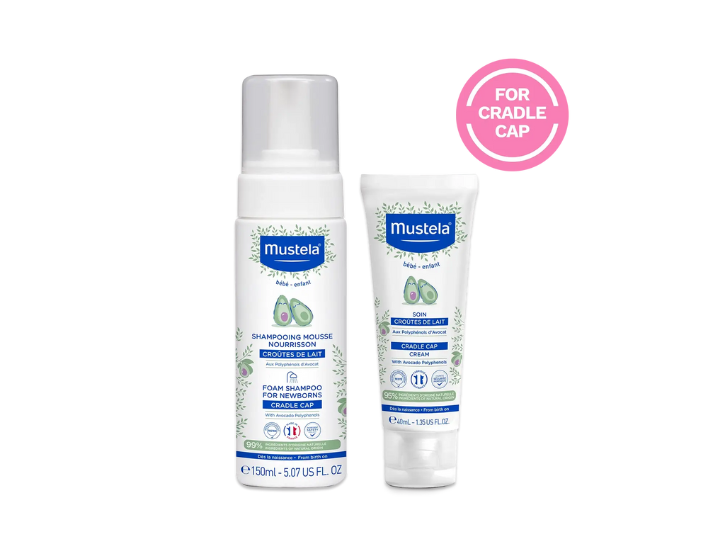  Mustela Baby Cradle Cap Bundle – Champú natural para