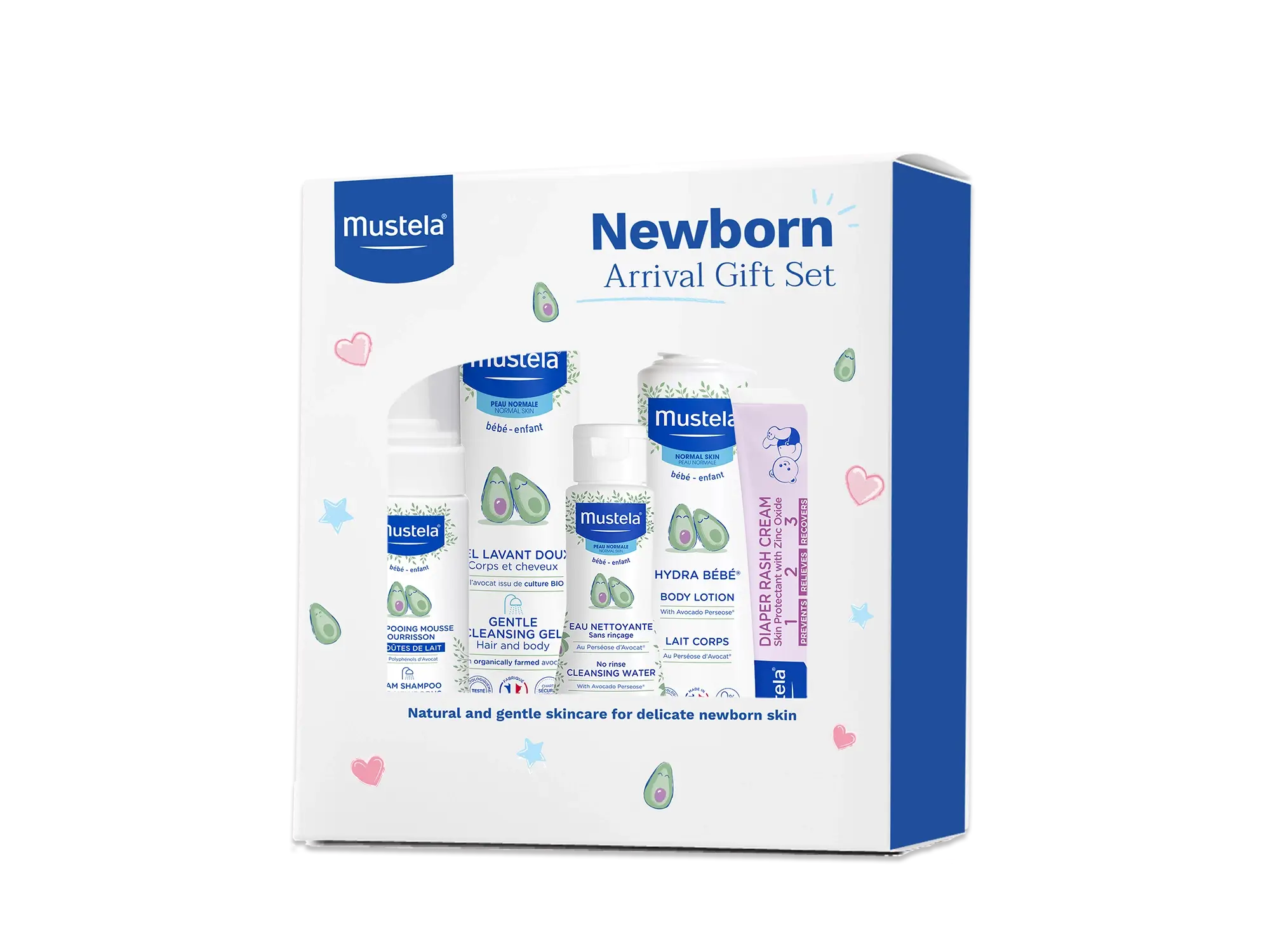 Newborn Arrival Gift Set Natural Skincare Products Mustela USA