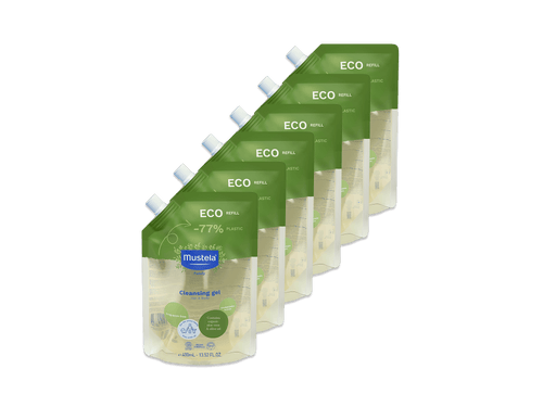 Mustela USA | Cleansing Gel Eco - Refill 6 Pack - Mustela USA - 7