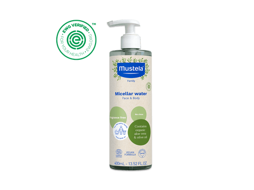 Organic micellar water with olive oil and aloe - Mustela USA - 1