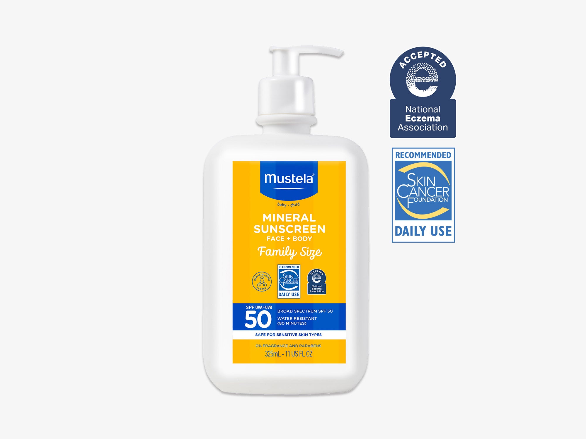 SPF 50 Mineral Sunscreen Lotion For Babies & Whole Family