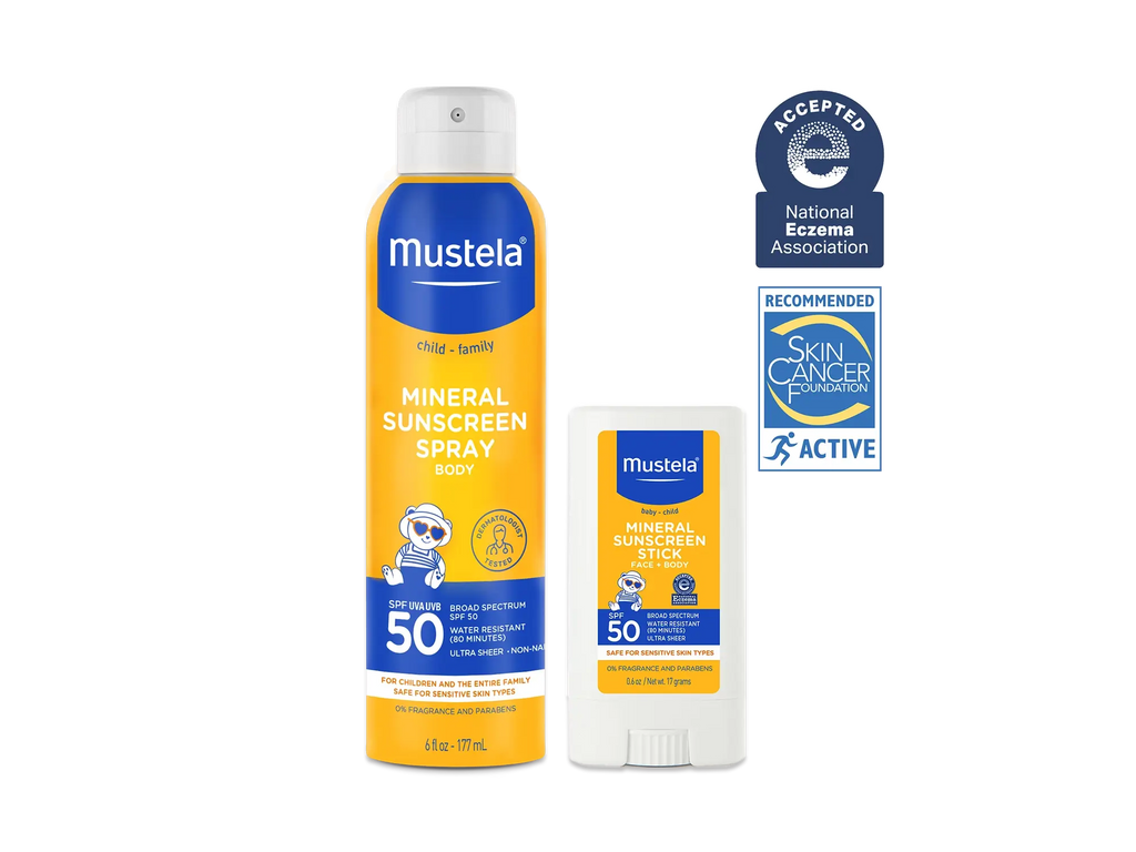 SPF 50 Mineral Sunscreen Spray and Stick