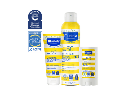 SPF 50 mineral sunscreen set - Mustela USA - 1