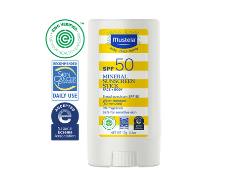 SPF 50 mineral sunscreen stick - Mustela USA - 1