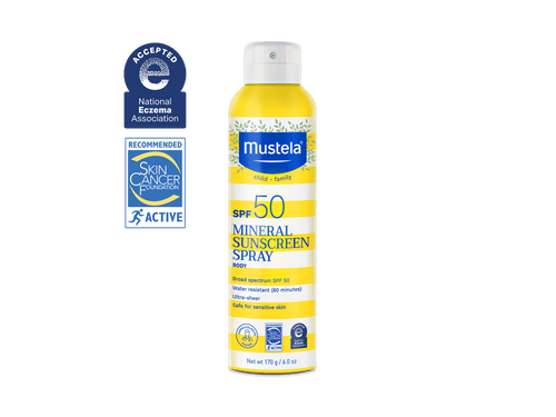 SPF 50 mineral sunscreen spray - Mustela USA - 1