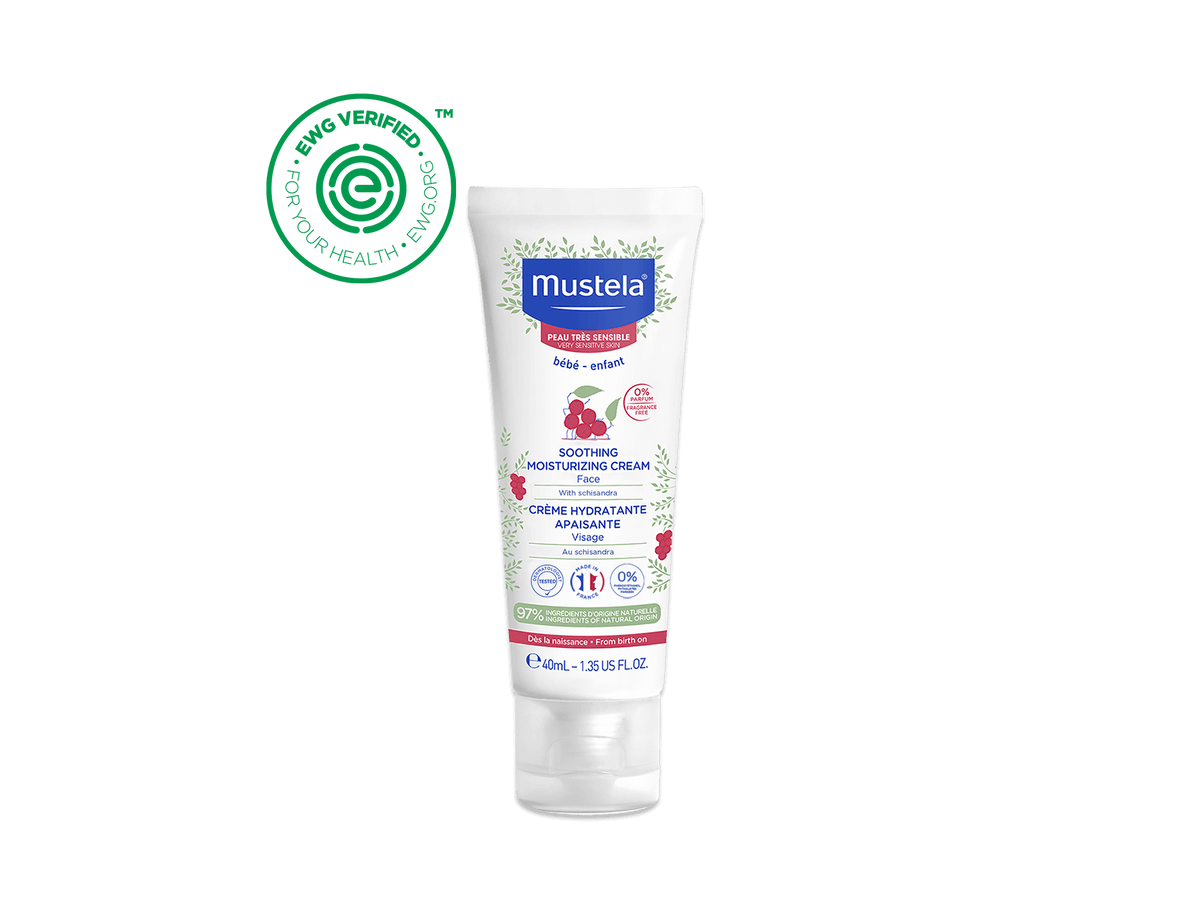 Soothing Moisturizing Face Cream for Sensitive Skin - Mustela USA