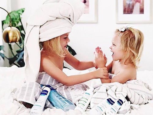 Two children playing with Mustela products - Mustela USA - 3